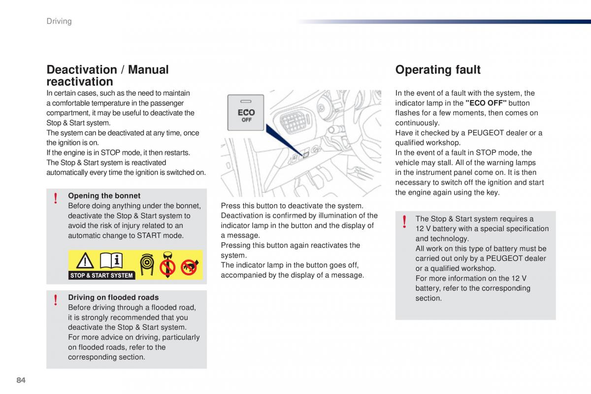 Peugeot 301 owners manual / page 86