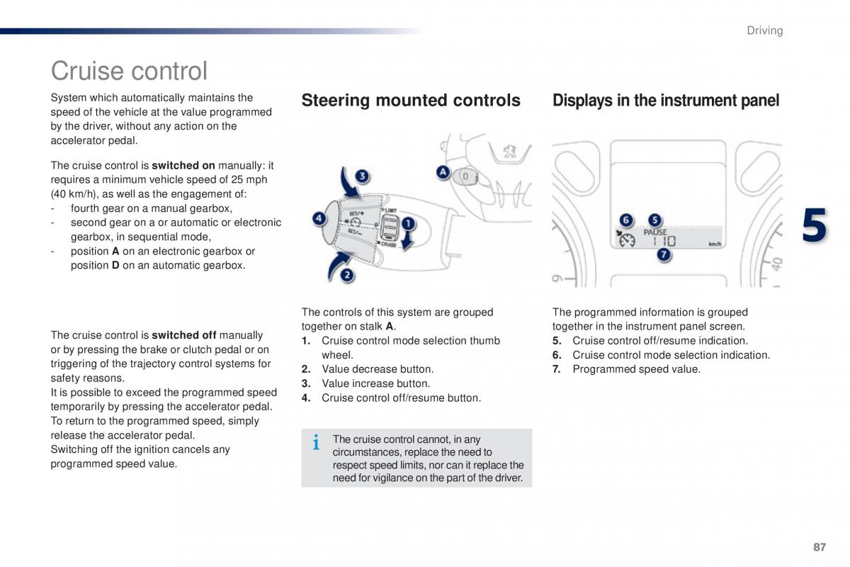 Peugeot 301 owners manual / page 89