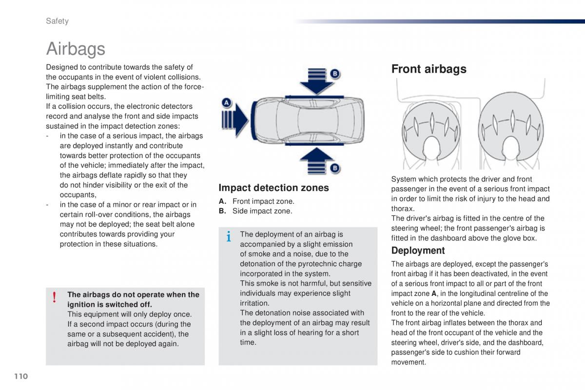 Peugeot 301 owners manual / page 112