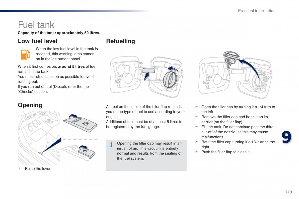 Peugeot 301 owners manual / page 131