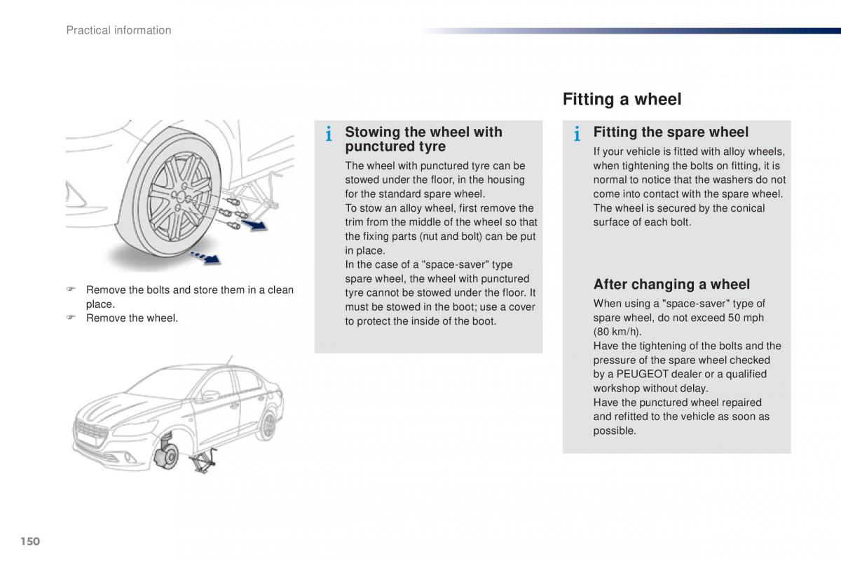 Peugeot 301 owners manual / page 152