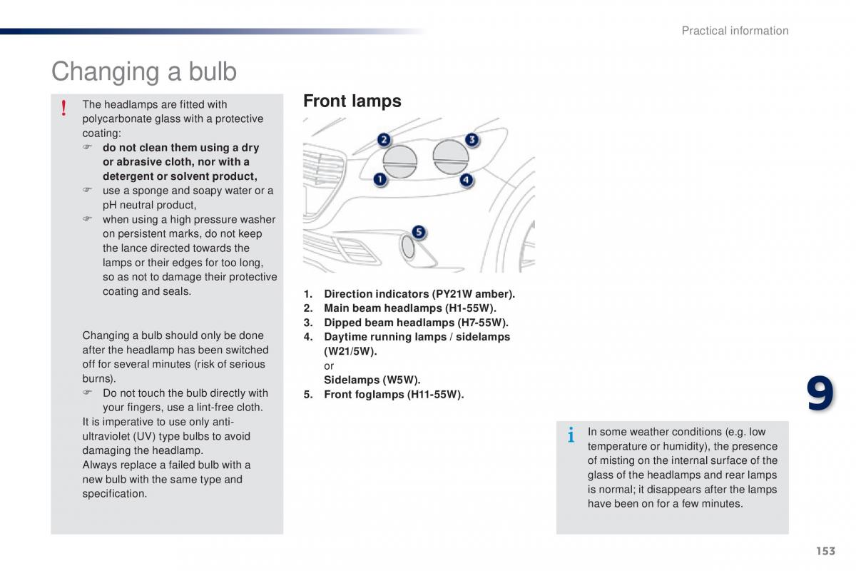 Peugeot 301 owners manual / page 155