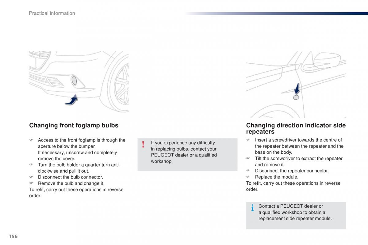 Peugeot 301 owners manual / page 158