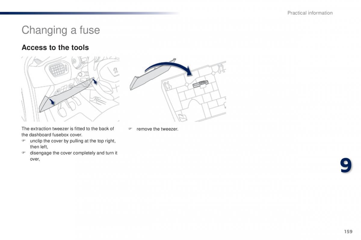 Peugeot 301 owners manual / page 161