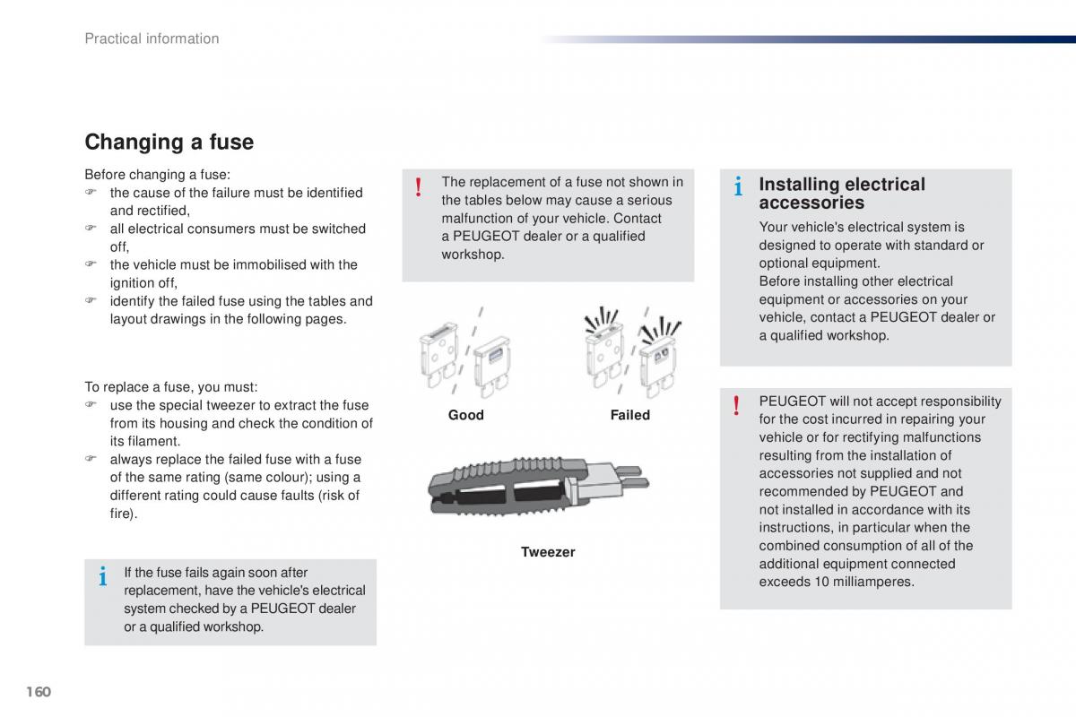 Peugeot 301 owners manual / page 162