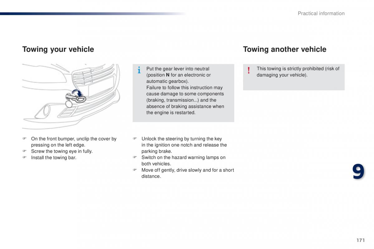 Peugeot 301 owners manual / page 173