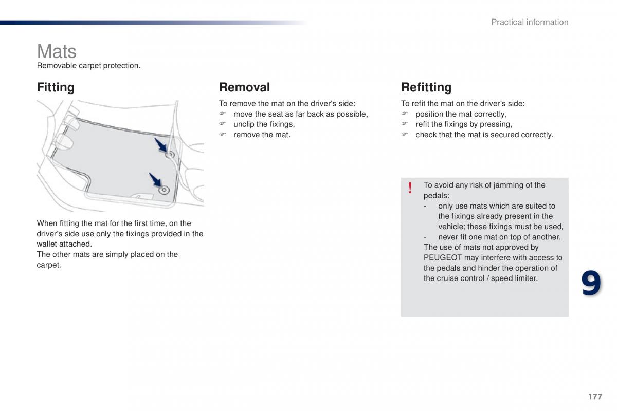 Peugeot 301 owners manual / page 179