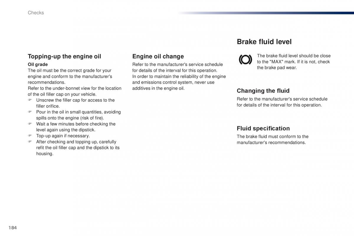 Peugeot 301 owners manual / page 186