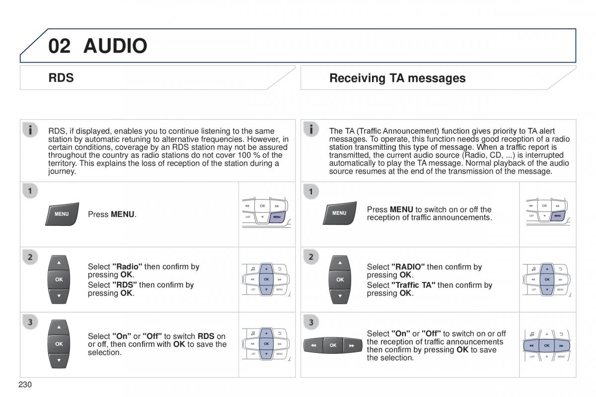 Peugeot 301 owners manual / page 232