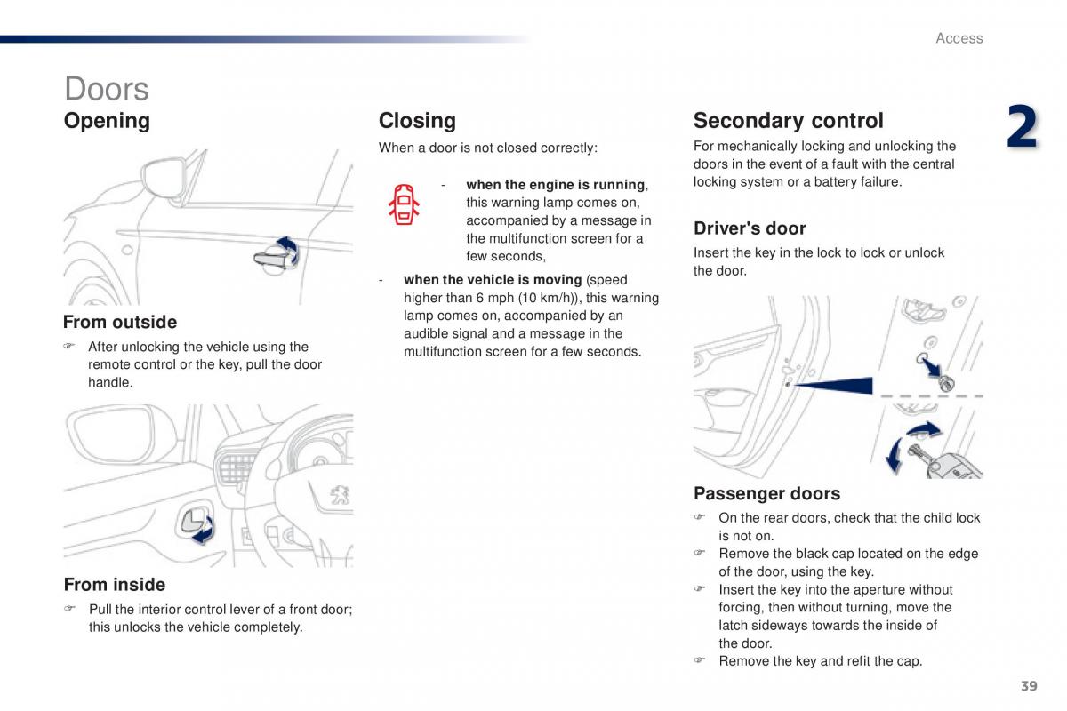 Peugeot 301 owners manual / page 41