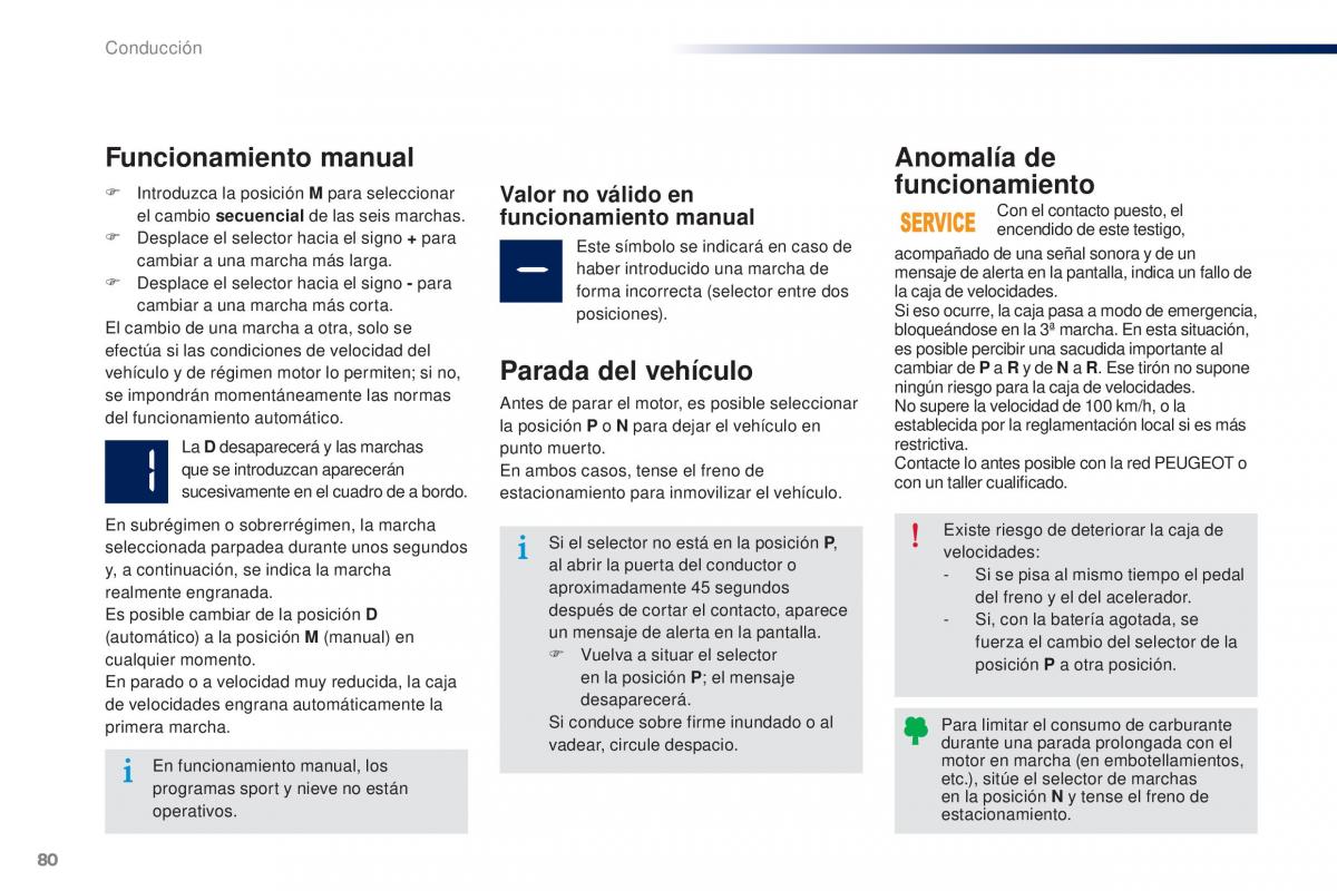 Peugeot 301 manual del propietario / page 82