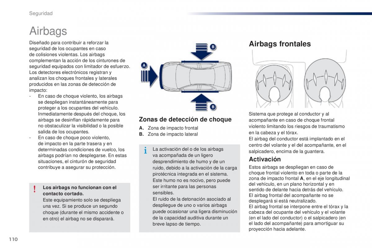 Peugeot 301 manual del propietario / page 112