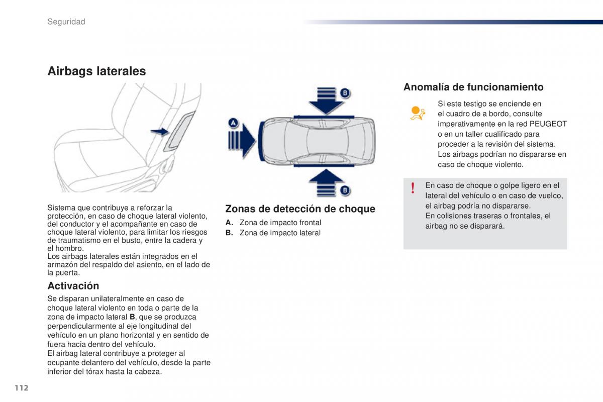 Peugeot 301 manual del propietario / page 114