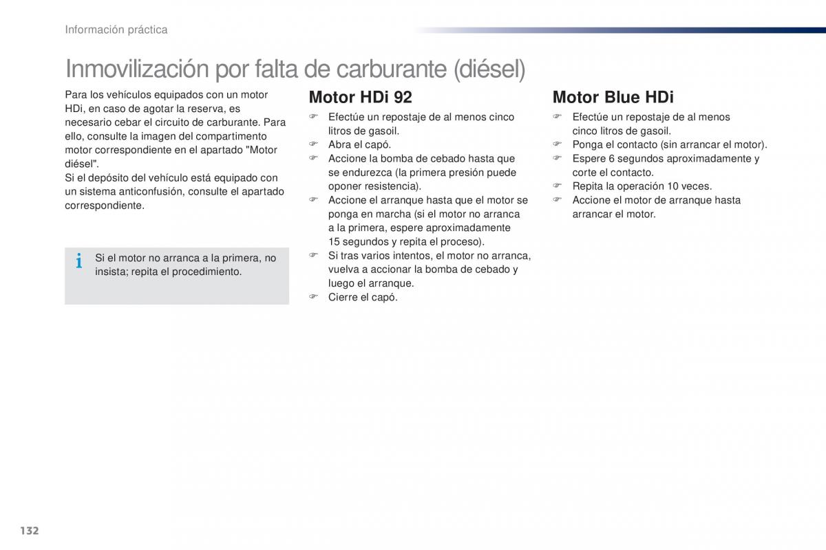 Peugeot 301 manual del propietario / page 134