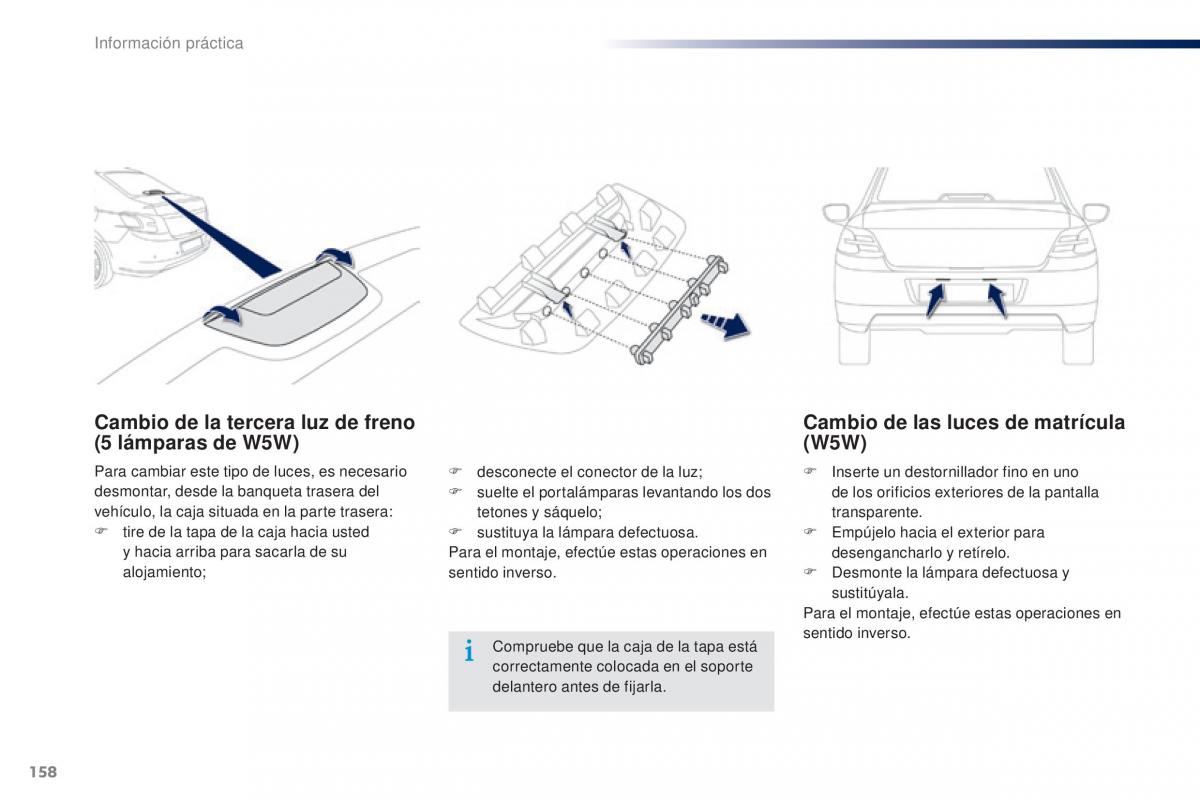 Peugeot 301 manual del propietario / page 160