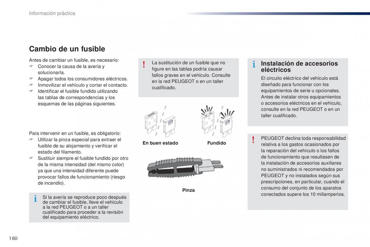 Peugeot 301 manual del propietario / page 162