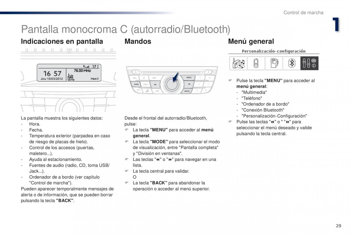 Peugeot 301 manual del propietario / page 31