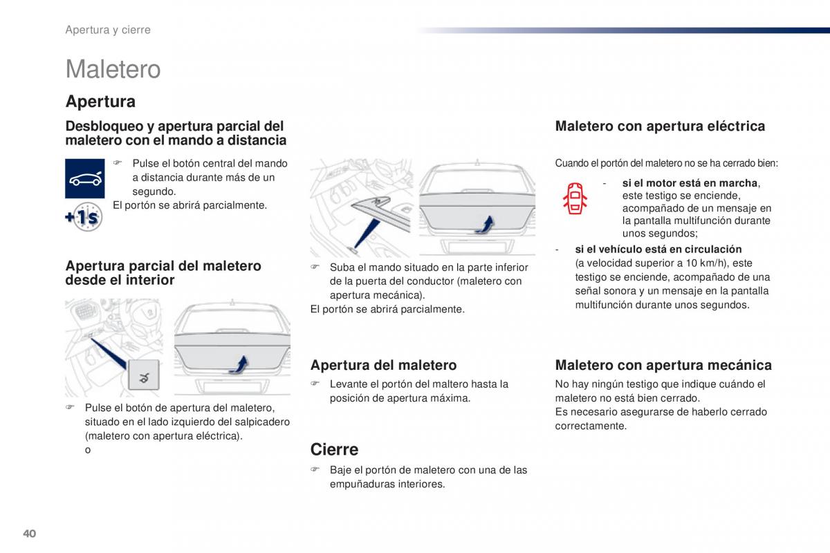 Peugeot 301 manual del propietario / page 42