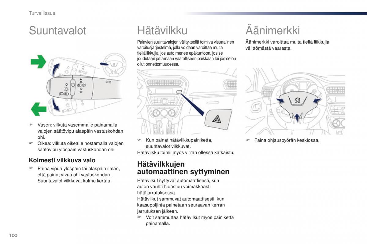 Peugeot 301 omistajan kasikirja / page 102