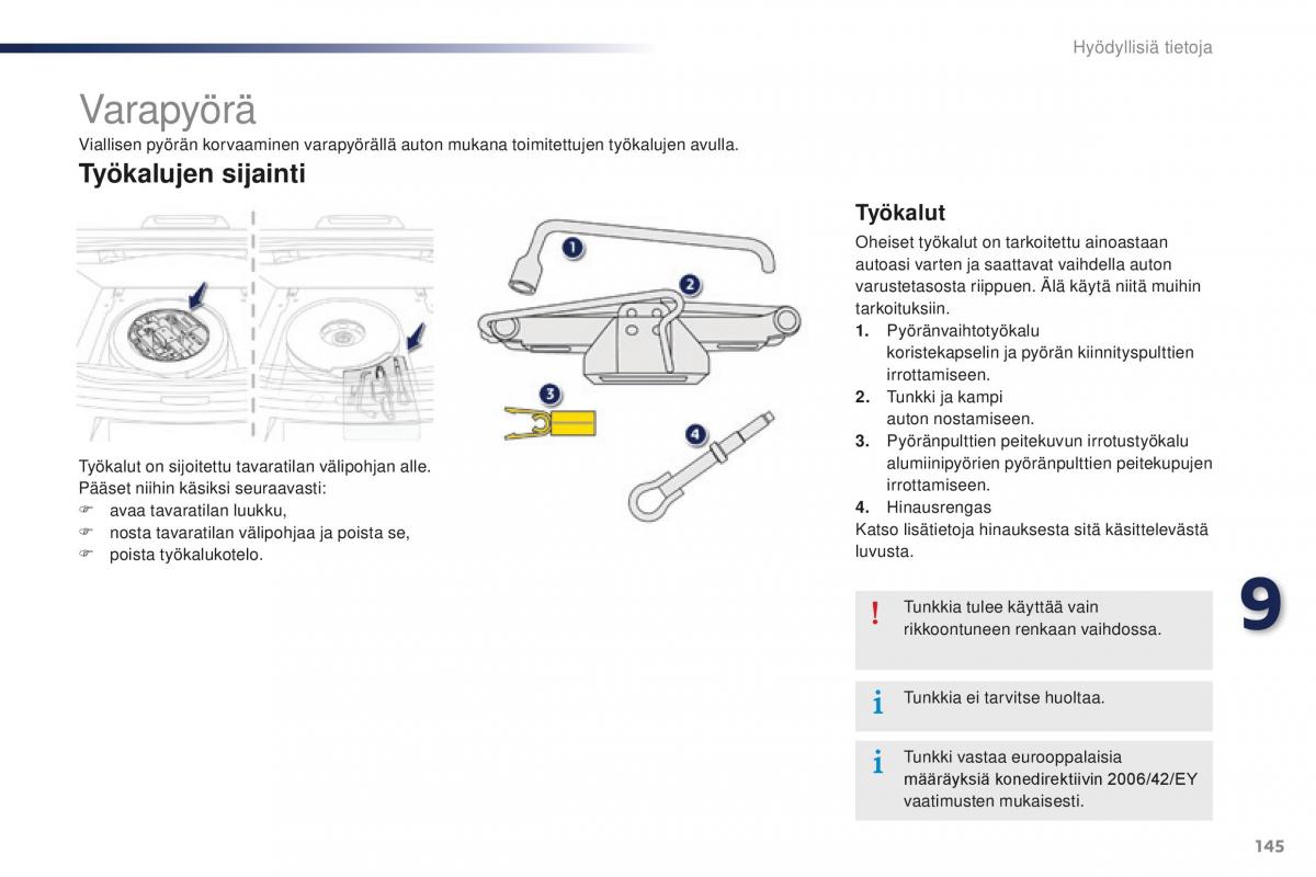 Peugeot 301 omistajan kasikirja / page 147