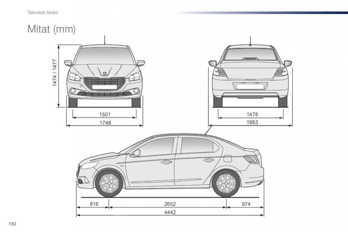 Peugeot 301 omistajan kasikirja / page 194