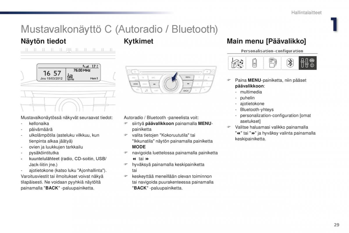 Peugeot 301 omistajan kasikirja / page 31