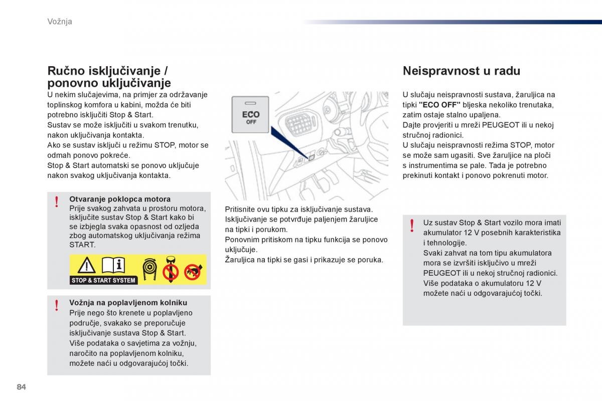 Peugeot 301 vlasnicko uputstvo / page 86