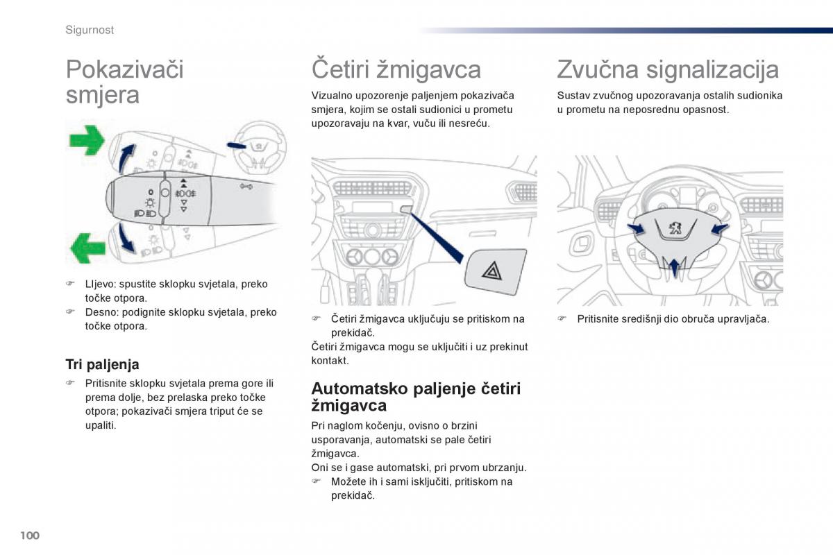 Peugeot 301 vlasnicko uputstvo / page 102