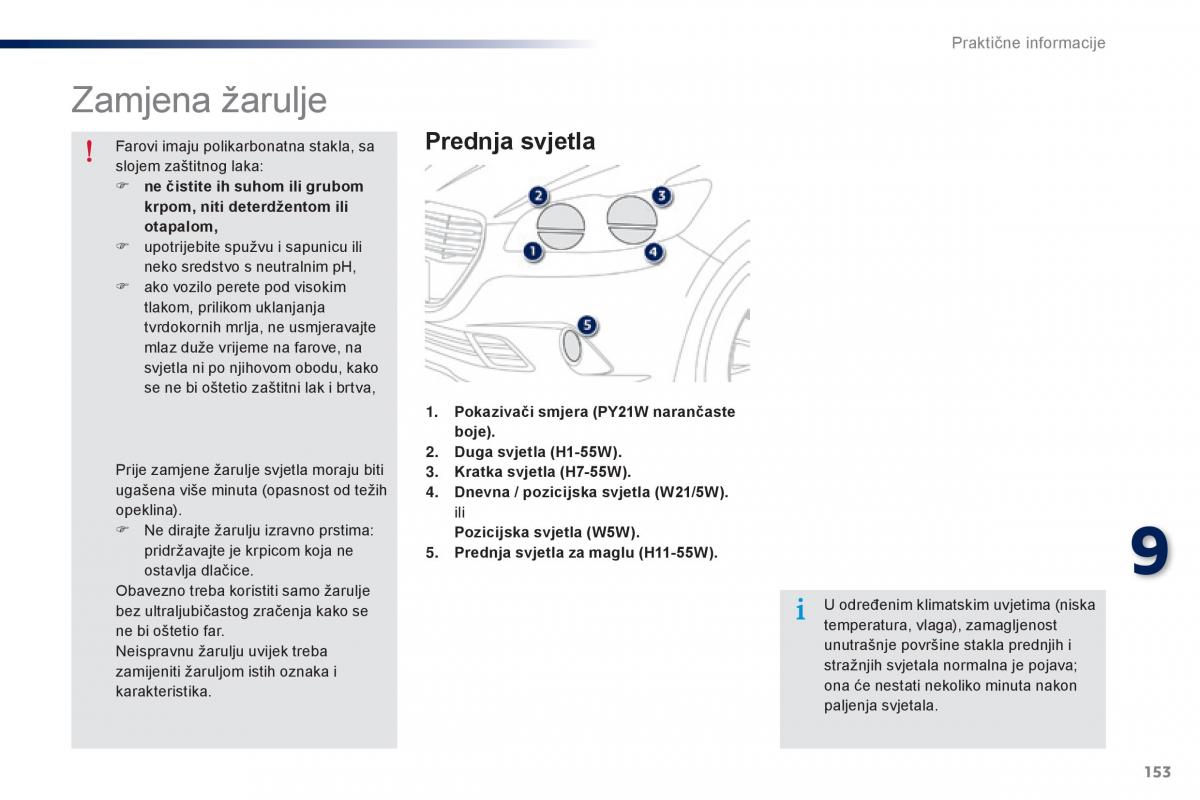 Peugeot 301 vlasnicko uputstvo / page 155