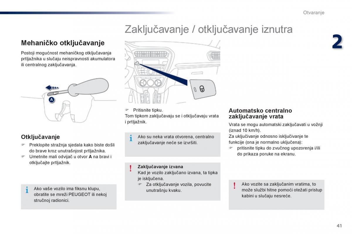 Peugeot 301 vlasnicko uputstvo / page 43