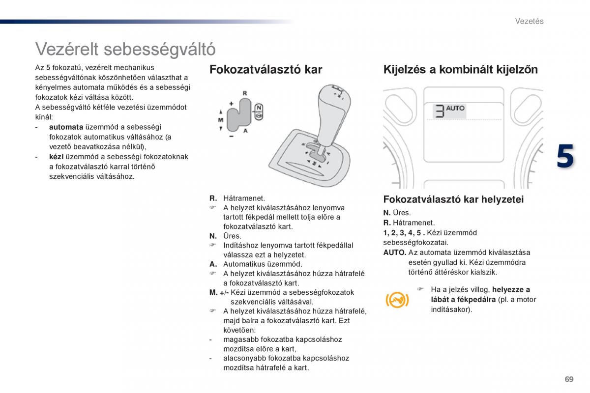 Peugeot 301 Kezelesi utmutato / page 71