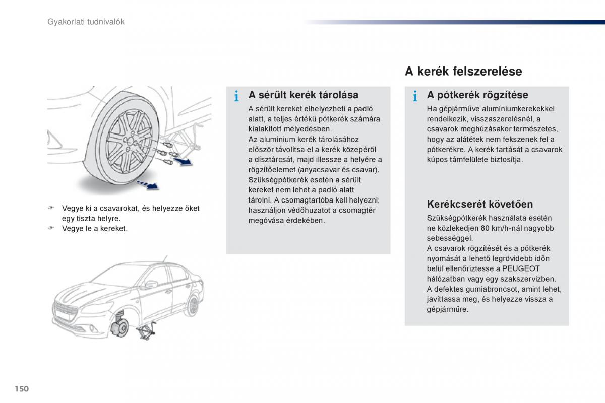 Peugeot 301 Kezelesi utmutato / page 152