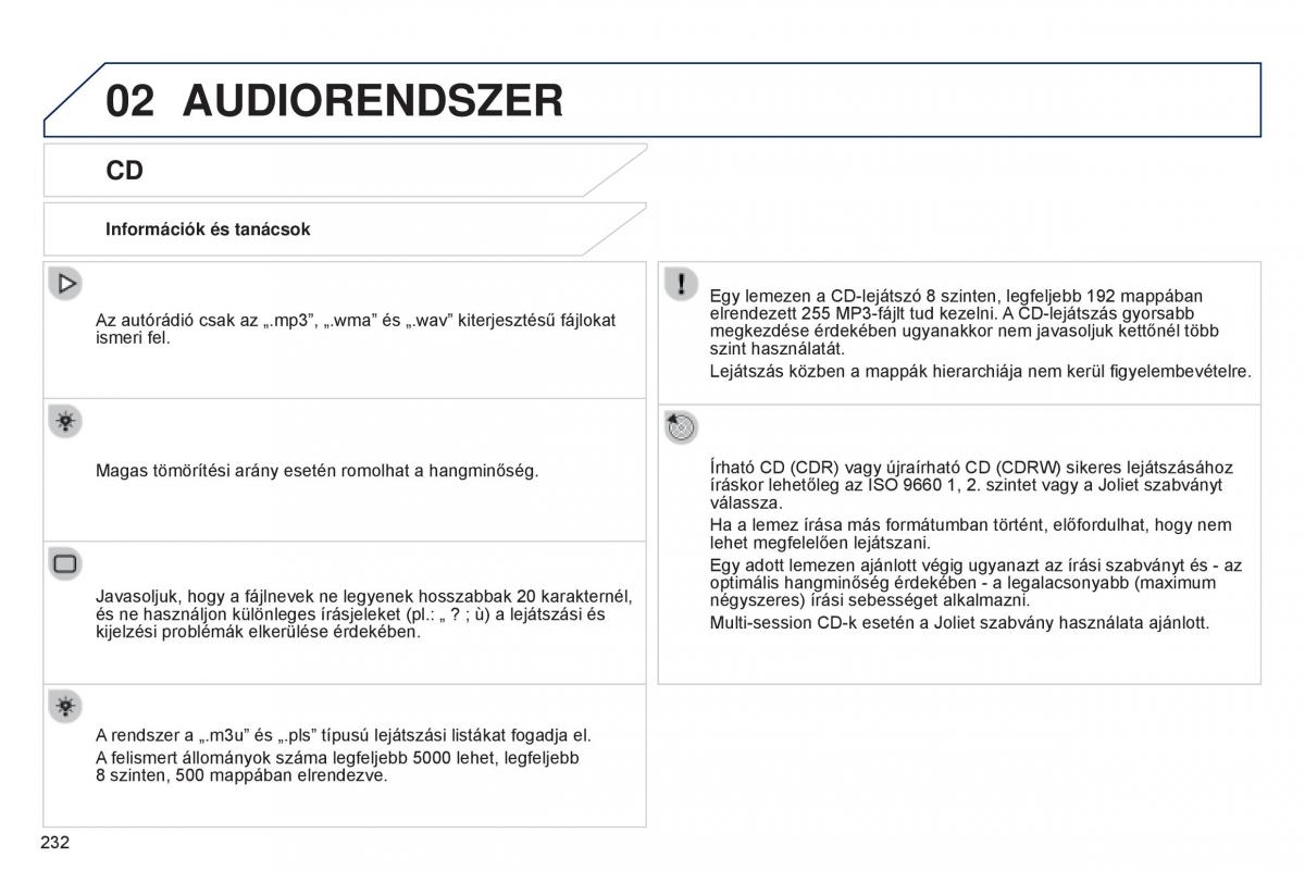 Peugeot 301 Kezelesi utmutato / page 234