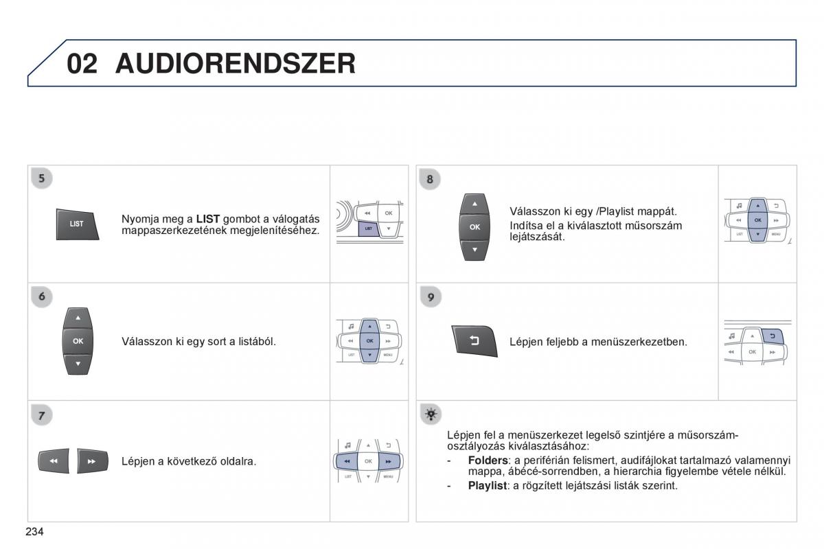 Peugeot 301 Kezelesi utmutato / page 236