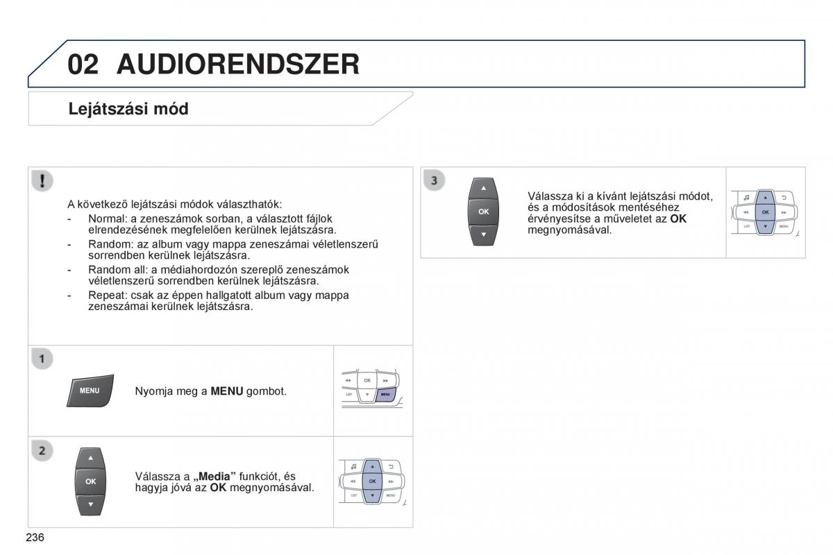 Peugeot 301 Kezelesi utmutato / page 238