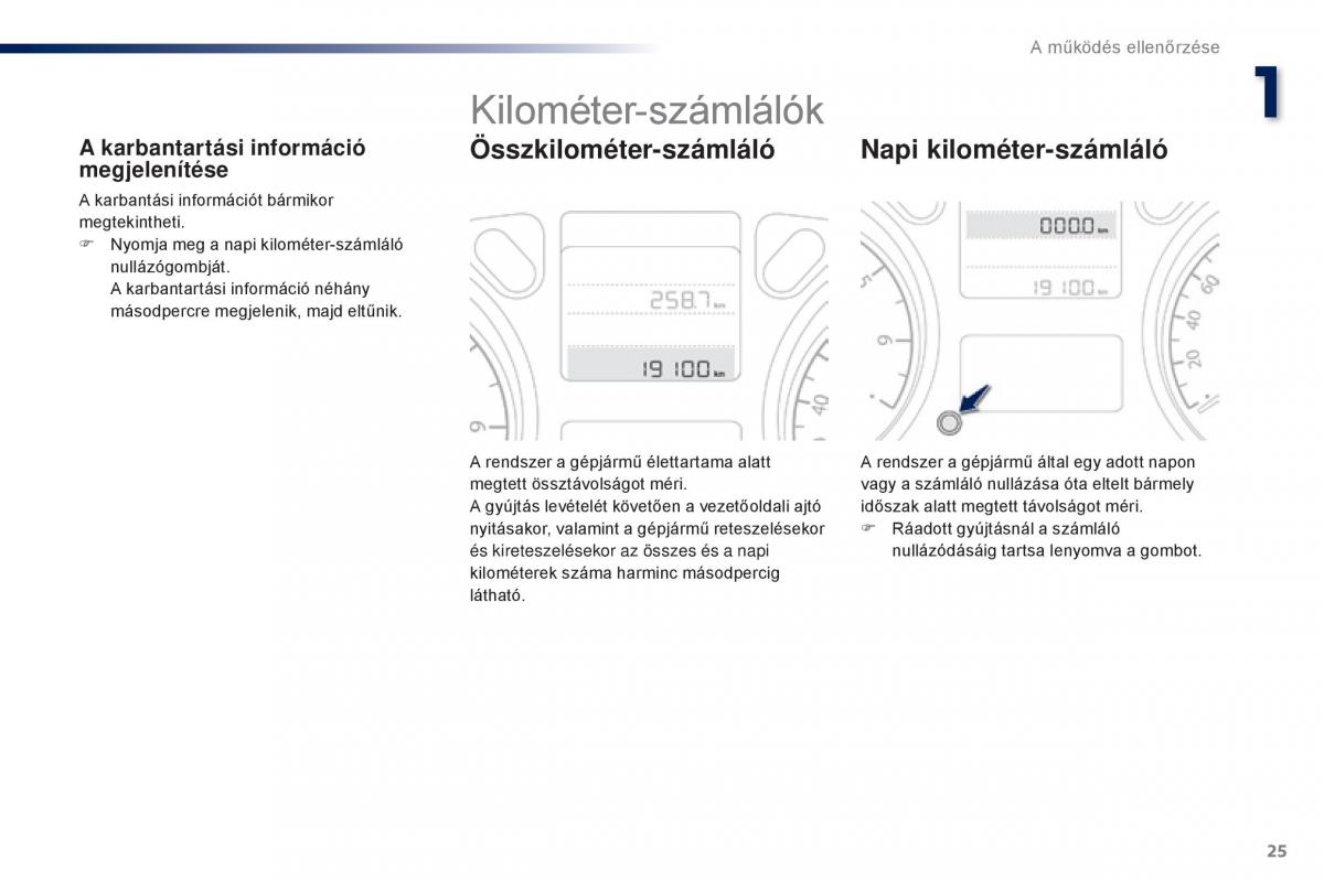 Peugeot 301 Kezelesi utmutato / page 27