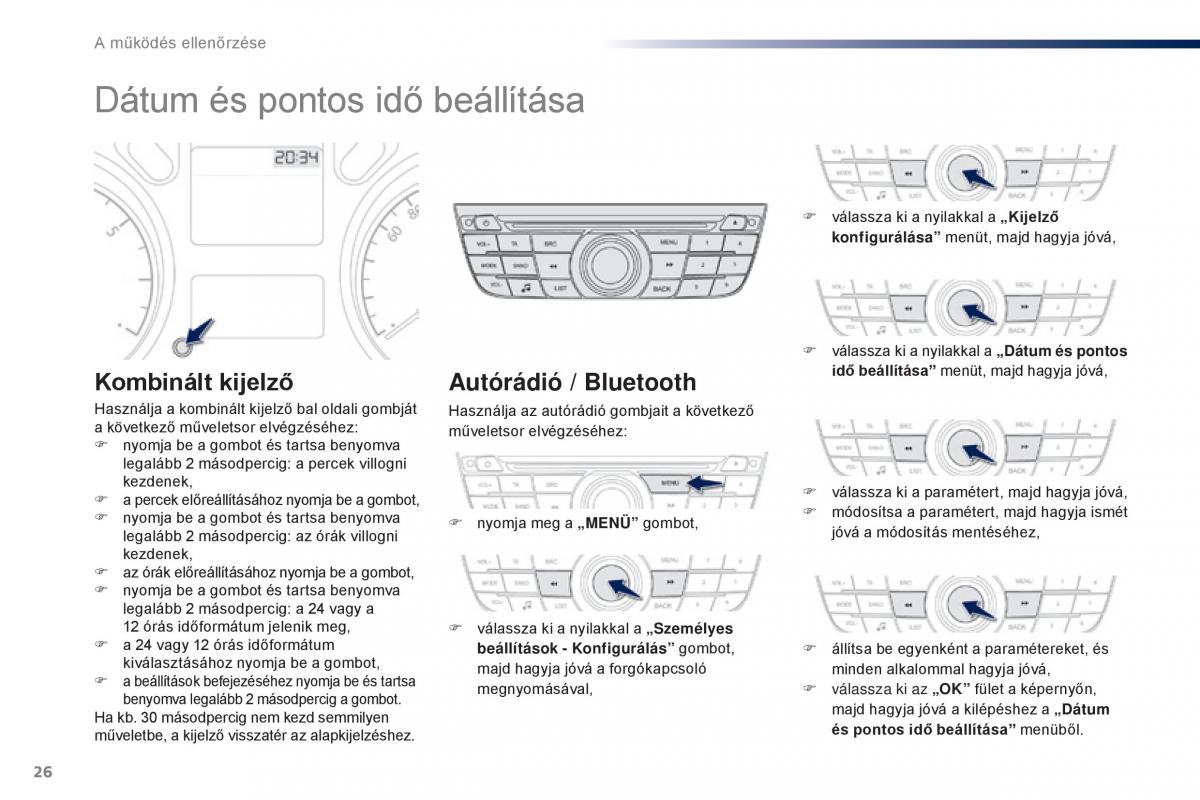 Peugeot 301 Kezelesi utmutato / page 28