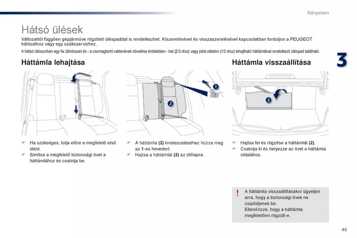 Peugeot 301 Kezelesi utmutato / page 47