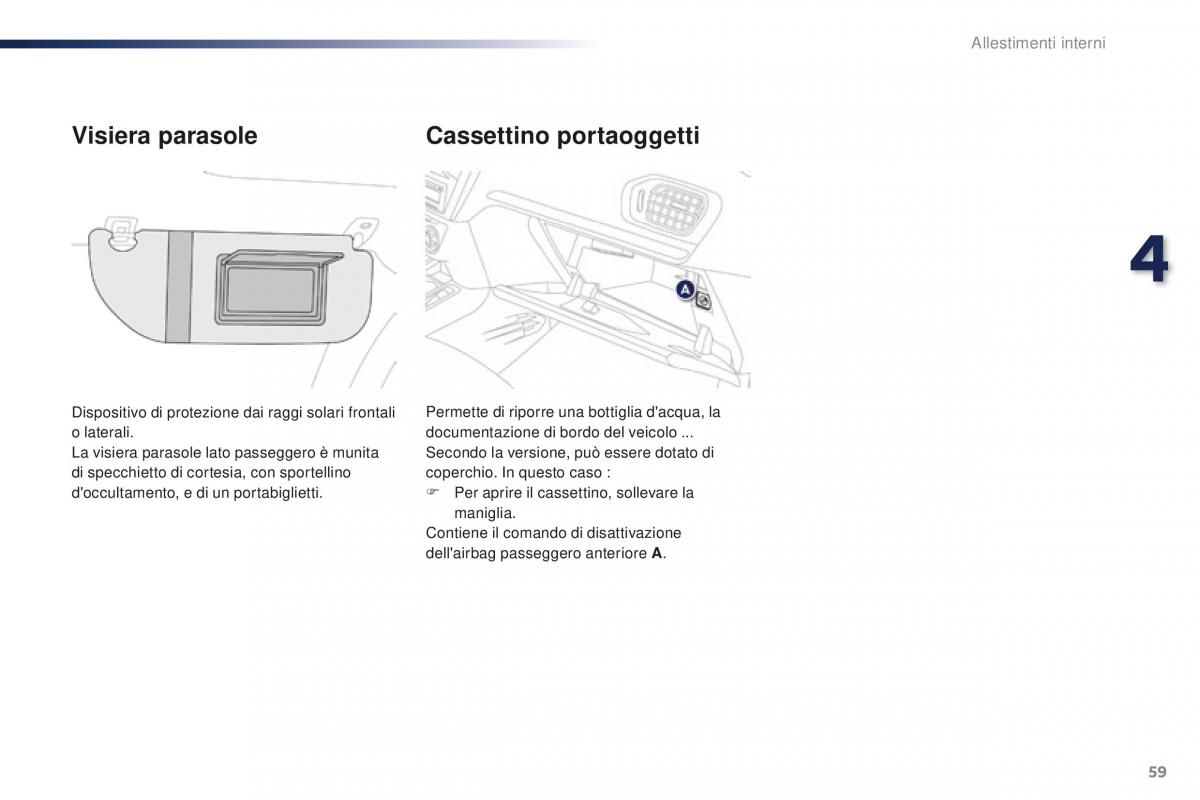 Peugeot 301 manuale del proprietario / page 61