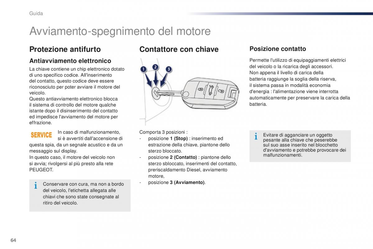 Peugeot 301 manuale del proprietario / page 66