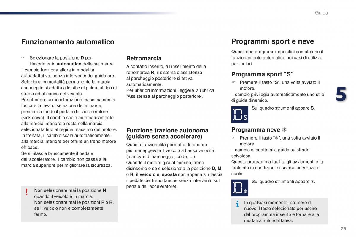 Peugeot 301 manuale del proprietario / page 81