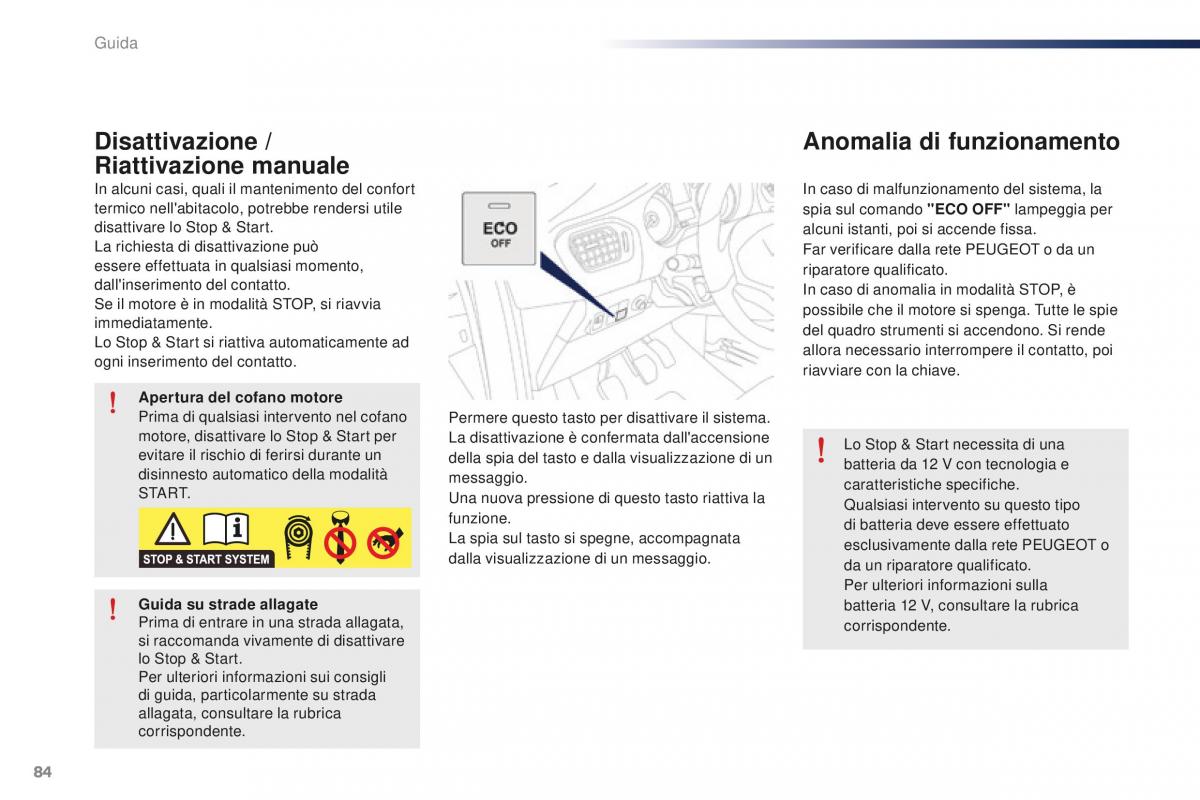 Peugeot 301 manuale del proprietario / page 86