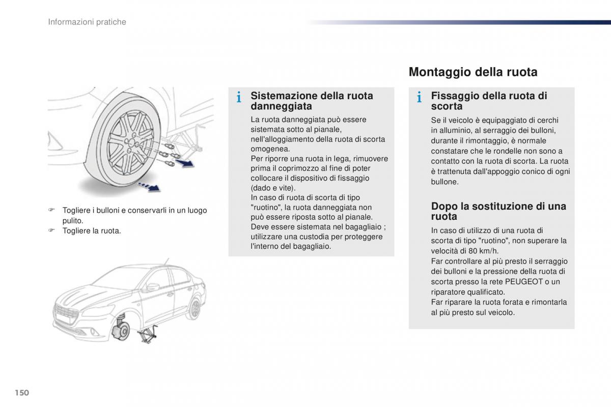 Peugeot 301 manuale del proprietario / page 152