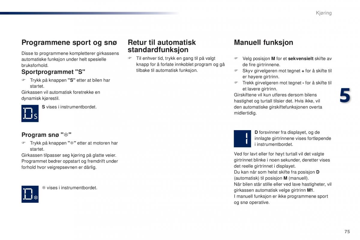 Peugeot 301 bruksanvisningen / page 77