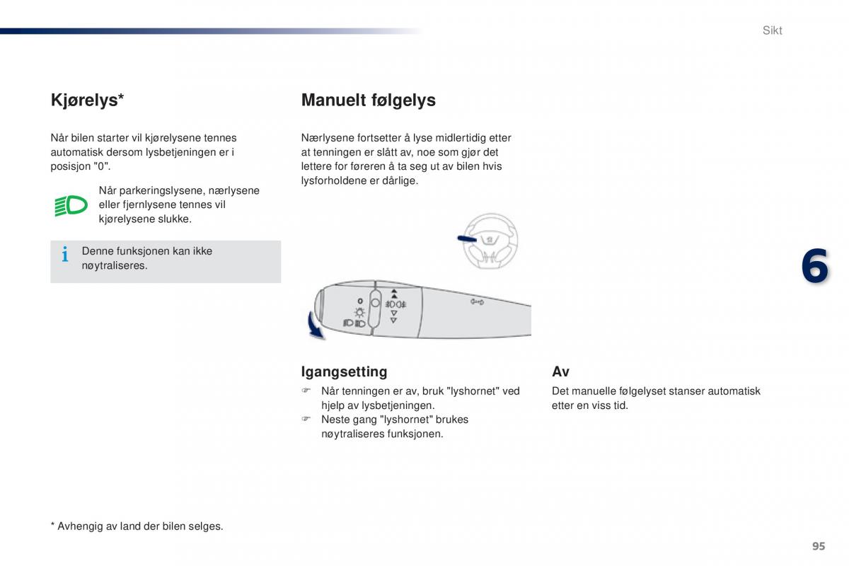 Peugeot 301 bruksanvisningen / page 97