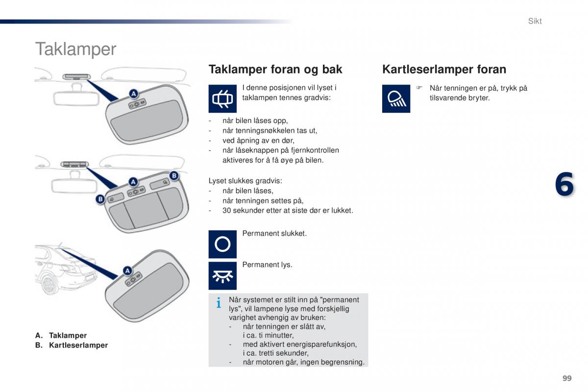 Peugeot 301 bruksanvisningen / page 101