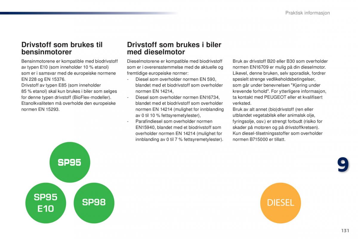 Peugeot 301 bruksanvisningen / page 133