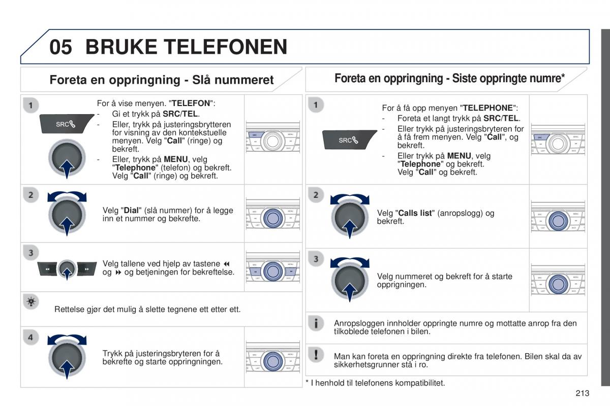 Peugeot 301 bruksanvisningen / page 215