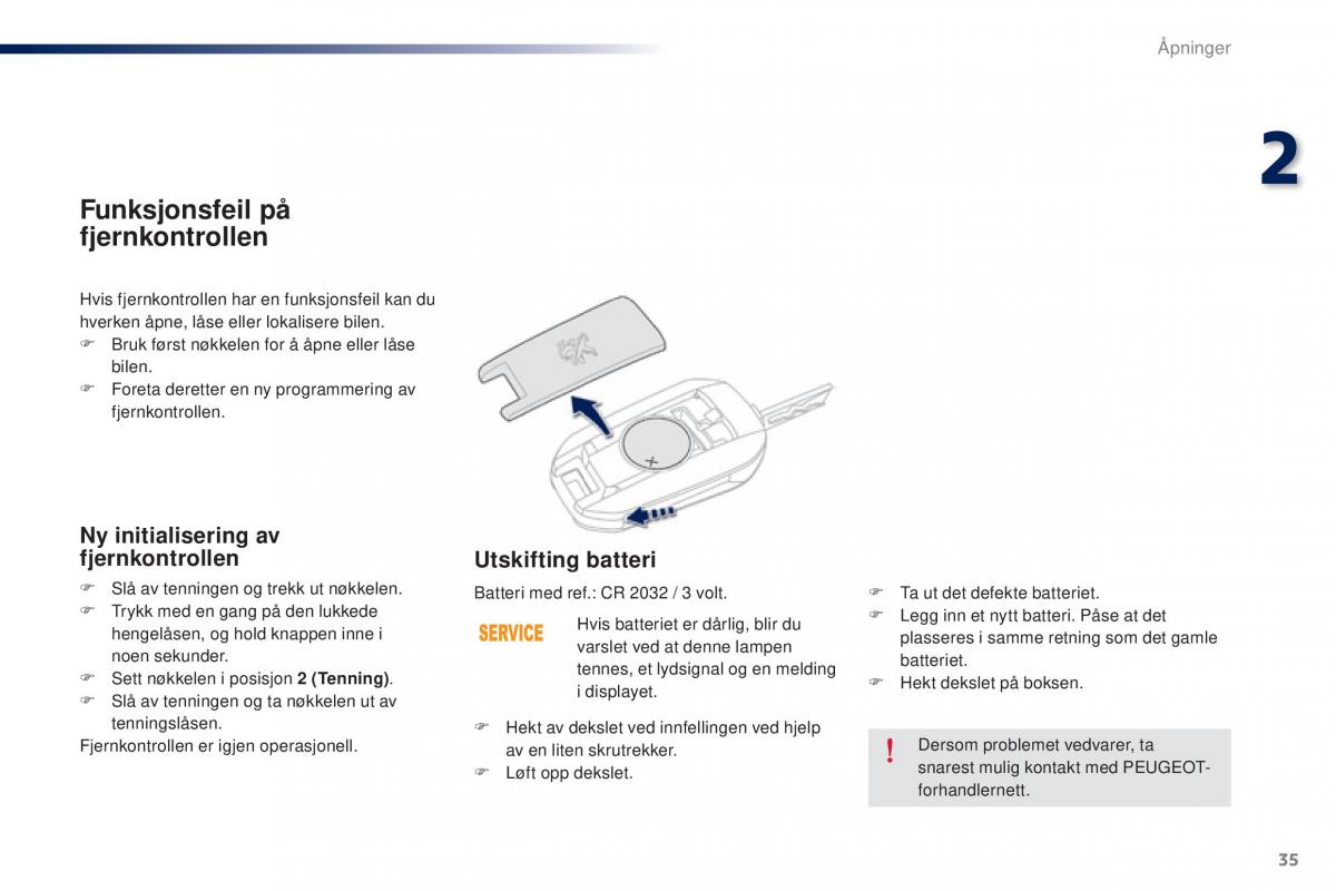 Peugeot 301 bruksanvisningen / page 37