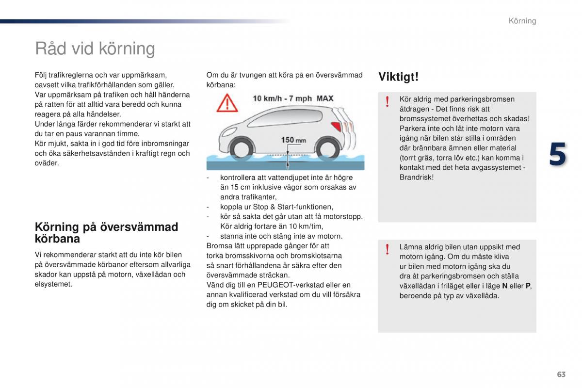 Peugeot 301 instruktionsbok / page 65